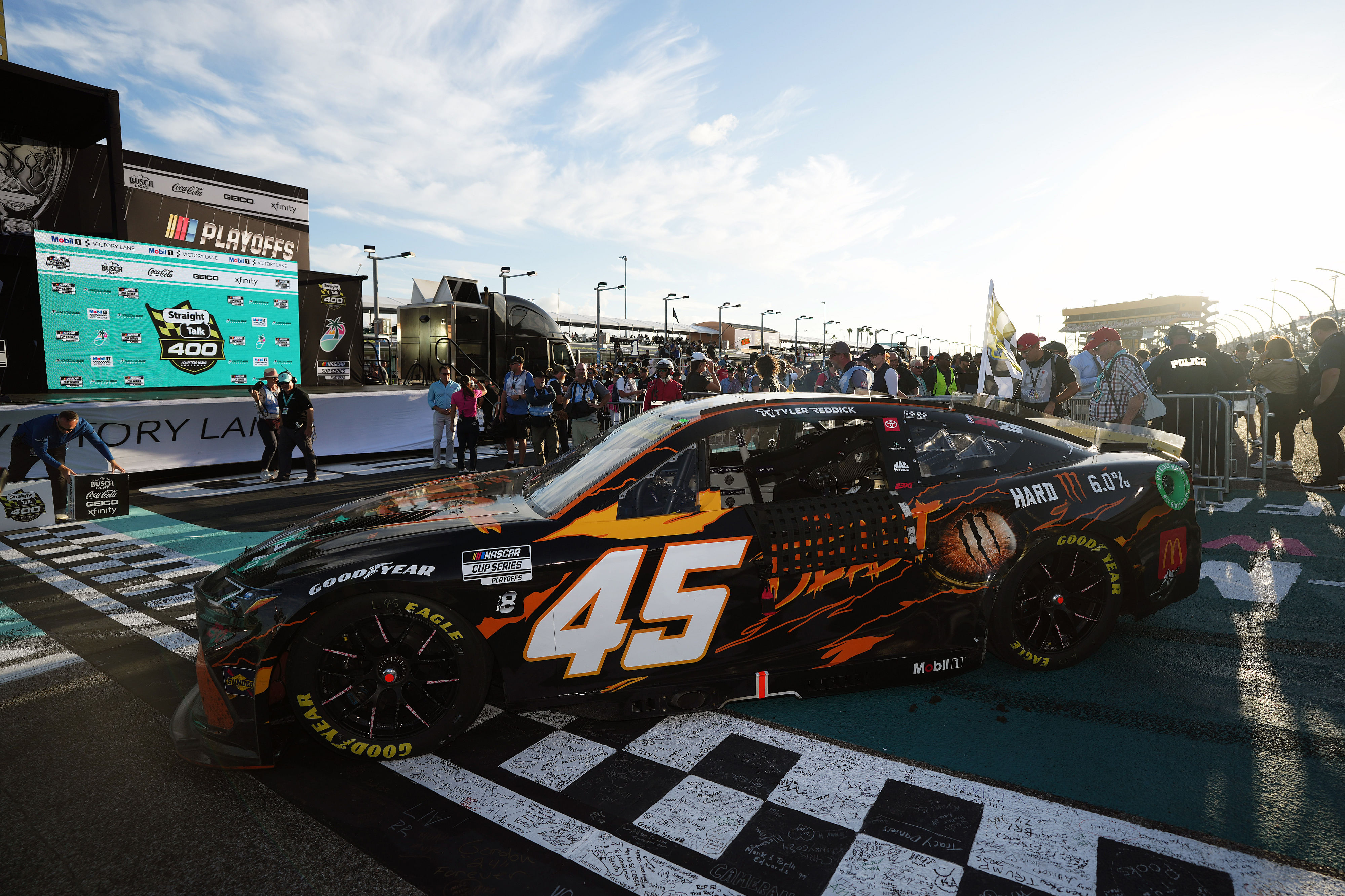 Tyler Reddick took the #45 Toyota Camry to the Championship 4 last year - Source: Imagn